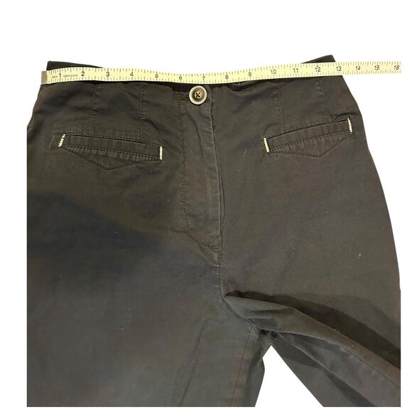 ANTHROPOLOGIE MAEVE Black Stretch Chino Utility Basic Everyday Y2K Women's 4 - Picture 7 of 11